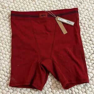 Brand new red Skims boxer briefs